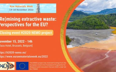 “(Re)mining extractive waste – Perspectives for the EU?” (November 15, Brussels)